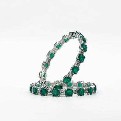 "VIENNA" Royal Emerald Ivy Bangle (1 Piece)