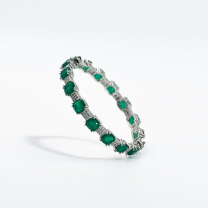 "VIENNA" Royal Emerald Ivy Bangle (1 Piece)