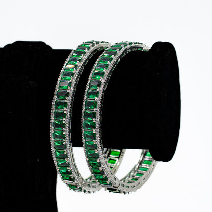 "VIENNA" Regal Emerald Ivy Bangle (1 Piece)