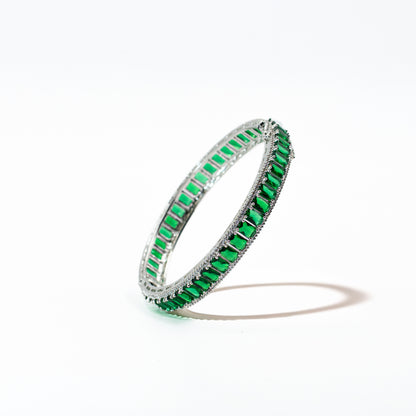 "VIENNA" Regal Emerald Ivy Bangle (1 Piece)
