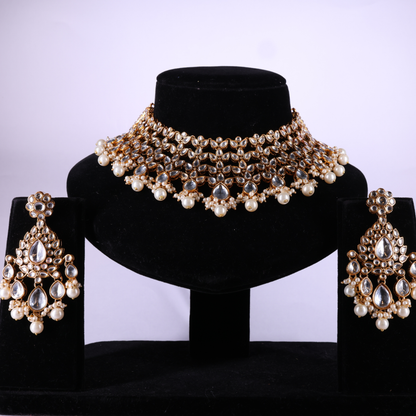 "SIERRA" Gold Intricate Mini Bridal Set
