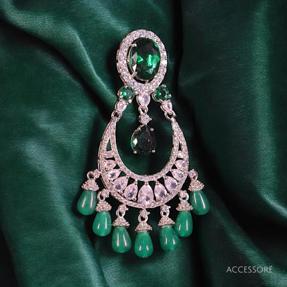 "DMONDE" Luxe Emerald Choker Set