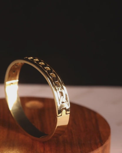 "VIENNA" Gold Mesh Bangle
