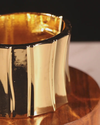 "VIENNA" Gilded Gold Bangle