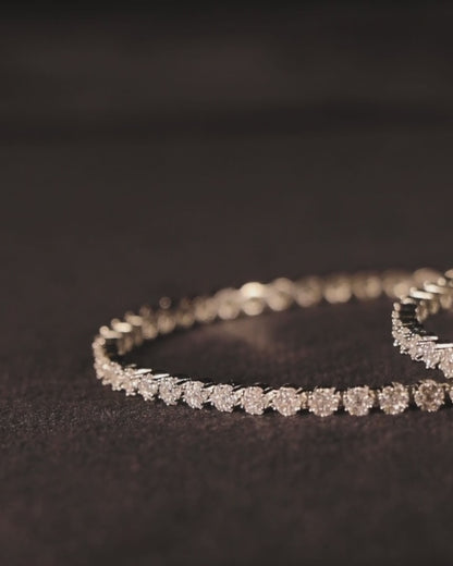 "VIENNA" Diamond Bangle (Pair of 2)