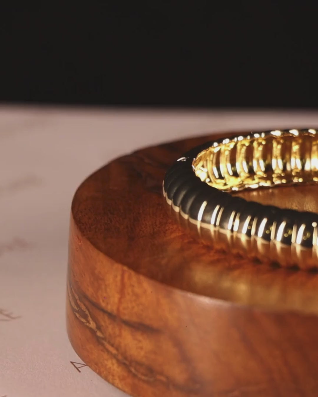 "VIENNA" Gold Imperial Bangle