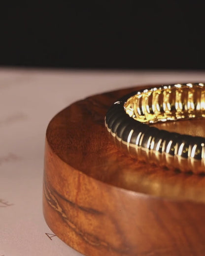 "VIENNA" Gold Imperial Bangle