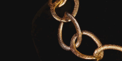 "VIENNA" Gold Sawdust Necklace