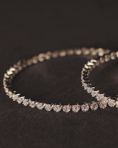 "VIENNA" Diamond Bangle (Pair of 2)